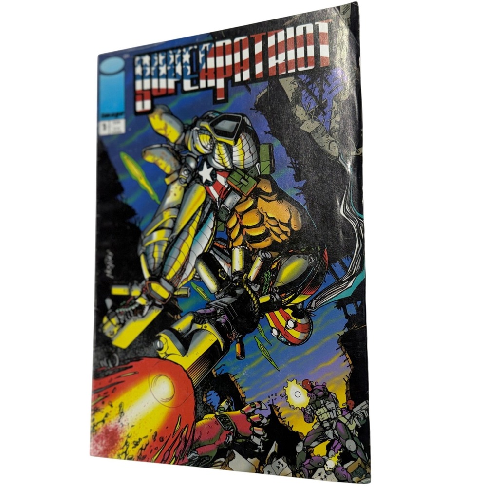 SuperPatriot 1 Image Comics 1993 Erik Larsen‎ Keith Giffen 1st Issue Modern Age